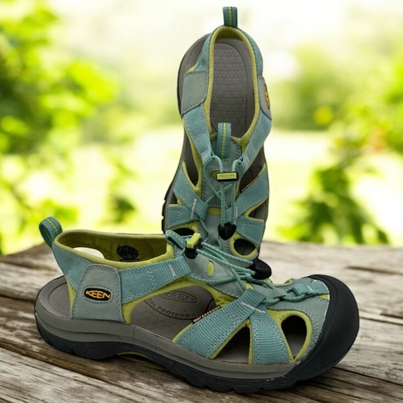 Keen Shoes - Keen sandals Aztec Green hiking Waterproof size 8.5